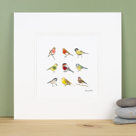 Garden Birds bespoke Print