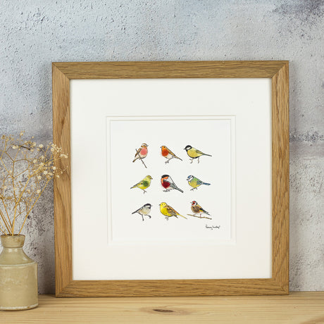 Garden Birds bespoke Print