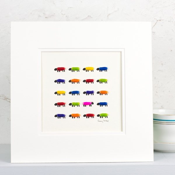 Bright Sheep bespoke Print