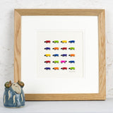 Bright Sheep bespoke Print