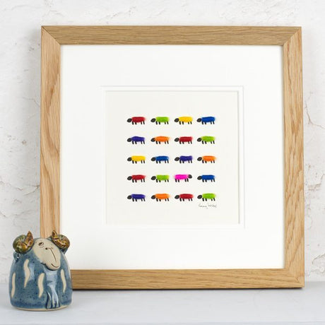 Bright Sheep bespoke Print