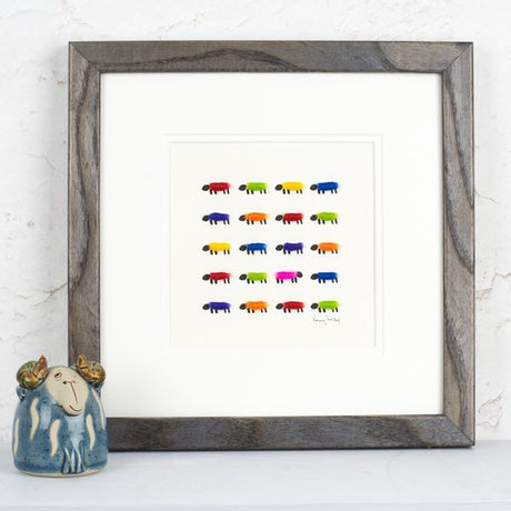 Bright Sheep bespoke Print