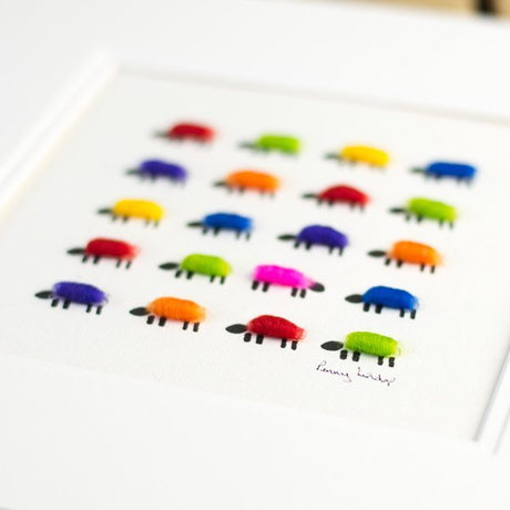 Bright Sheep bespoke Print