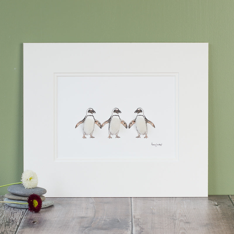 Penguins bespoke print