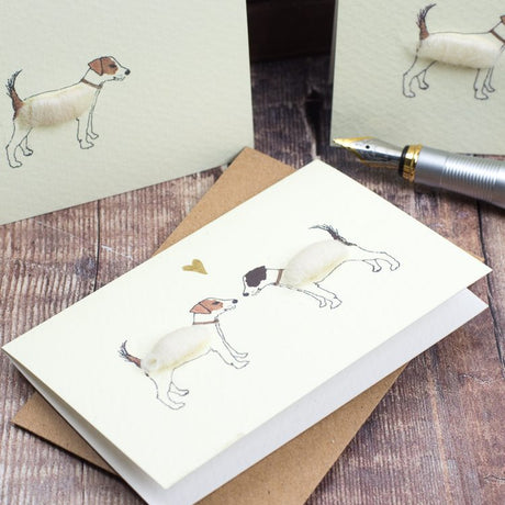 Boxed Collection of Mini Jack Russell cards - 8 cards