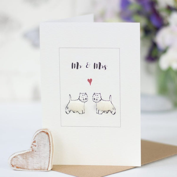 Westie  Mr & Mrs Card