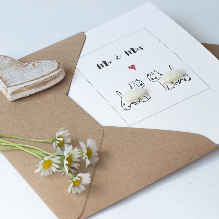 Westie  Mr & Mrs Card