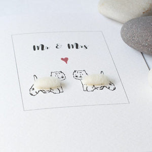 Westie  Mr & Mrs Card