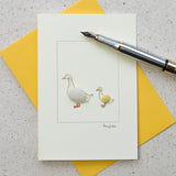 Aylesbury Duck and Duckling card