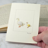 Aylesbury Duck and Duckling card