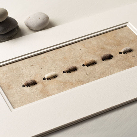 Natural Sheep Print - Medium
