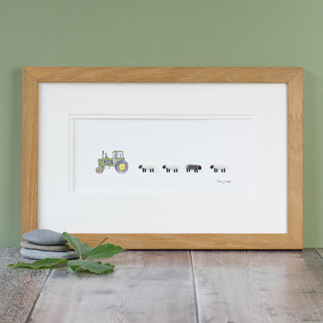 John Deere and Sheep bespoke Print - Medium