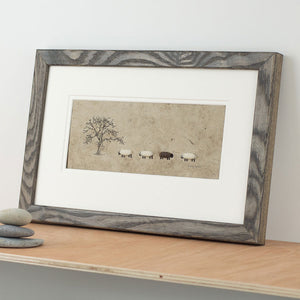 Sheep And Tree Print