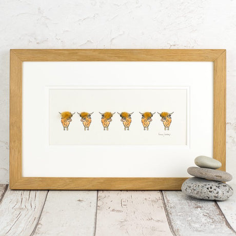 Highland Cows bespoke print