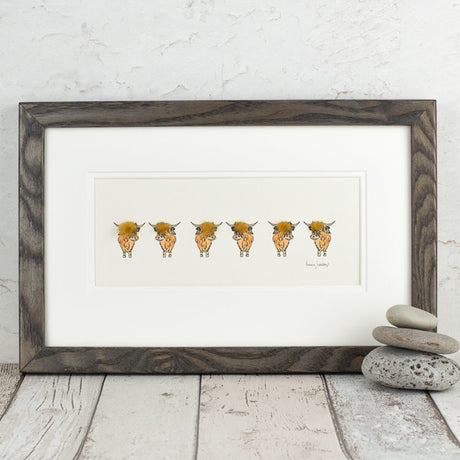 Highland Cows bespoke print