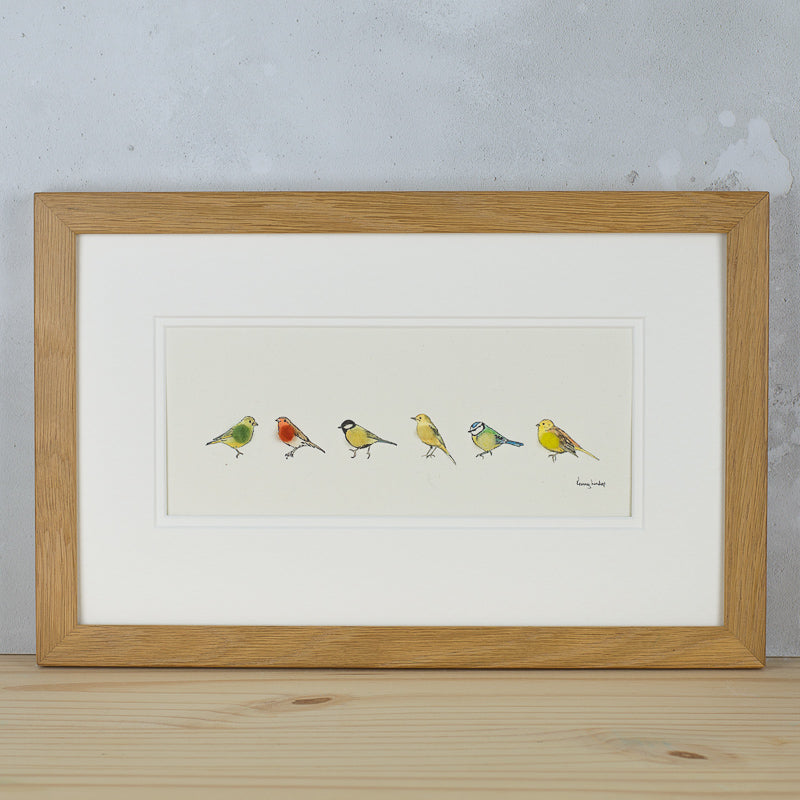 Garden Birds bespoke Print - medium