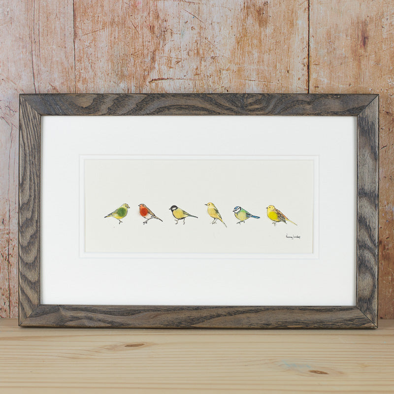 Garden Birds bespoke Print - medium