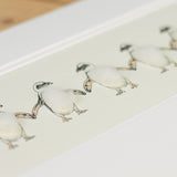 Penguins bespoke print - 5 Jackass penguins in a row