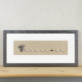 Oak Tree and Sheep Print - Long