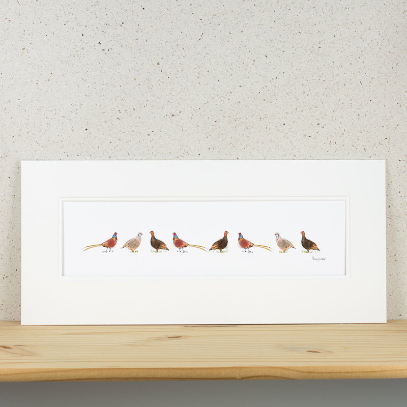 Game Birds Print - Long