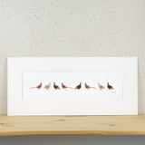 Game Birds Print - Long