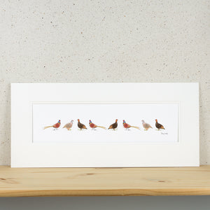 Game Birds Print - Long