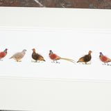 Game Birds Print - Long