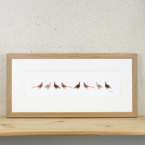 Game Birds Print - Long