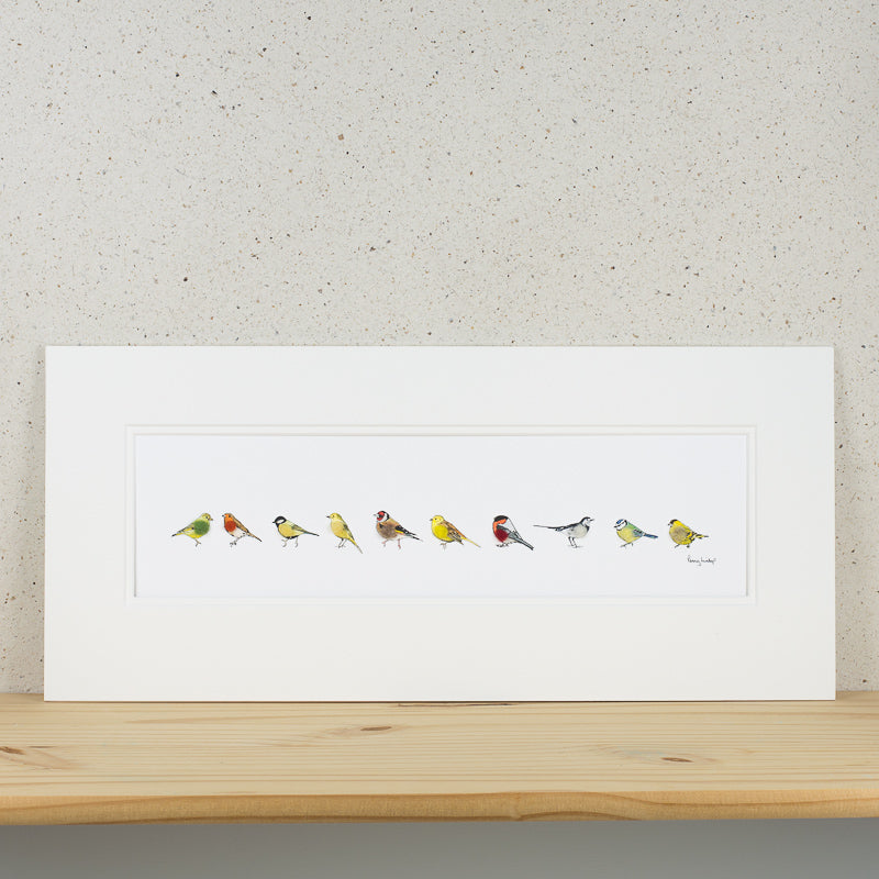 Garden Birds Print - Long