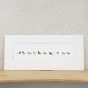 Garden Birds Print - Long