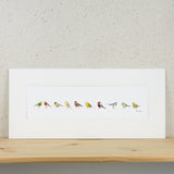 Garden Birds Print - Long