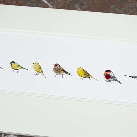 Garden Birds Print - Long