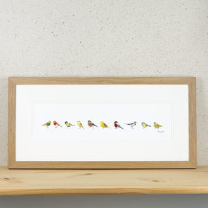 Garden Birds Print - Long