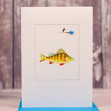 Perch greetings card