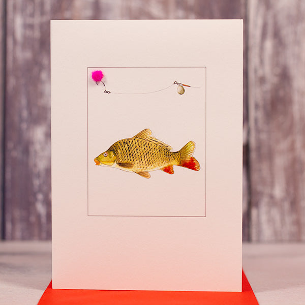 Carp greetings card