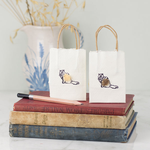 Cat tiny gift bags - Pack of 6