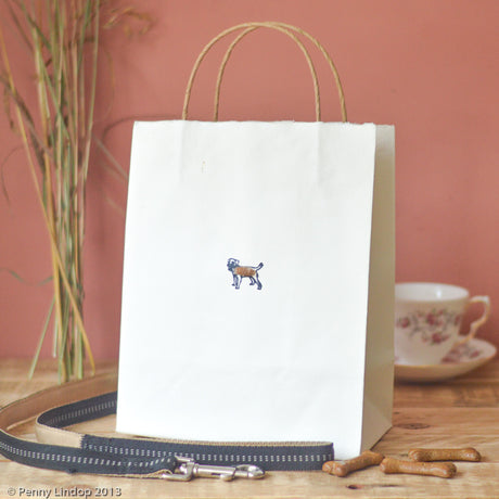 Border Terrier Gift Bag, in 2 sizes