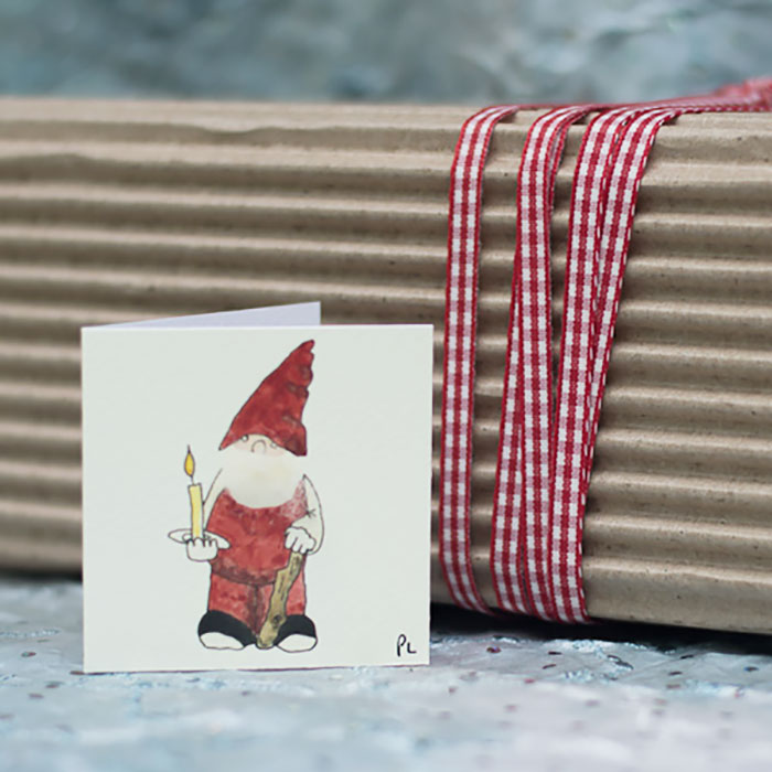 Christmas Gift Tags, Gnome, pack of 4