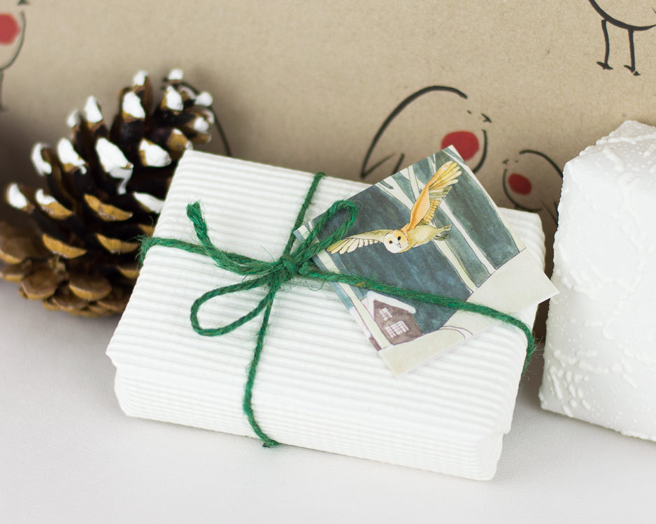 Christmas Gift Tags, Winter Woodland Animals, pack of 8