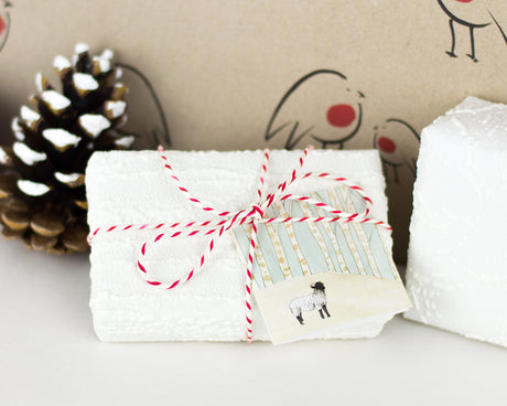 Christmas Gift Tags, Winter Woodland Animals, pack of 8