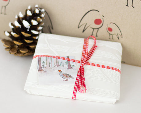 Christmas Gift Tags, Winter Woodland Animals, pack of 8