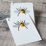 Gift Tags with a Bee, pack of 6