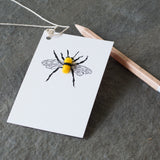 Gift Tags with a Bee, pack of 6
