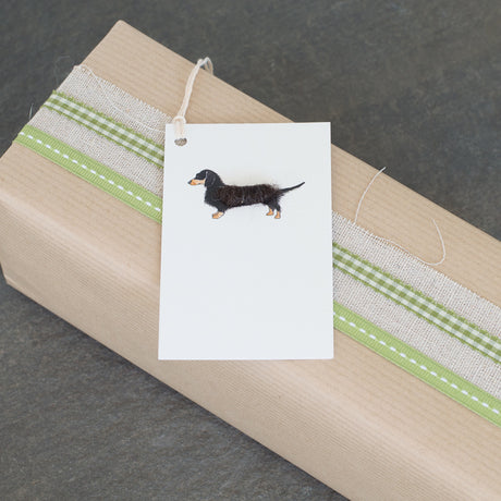 Gift Tags with Dachshund, pack of 6