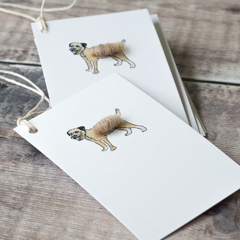 Gift Tags with Border Terrier, pack of 6