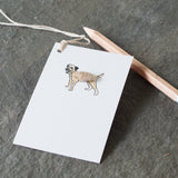 Gift Tags with Border Terrier, pack of 6
