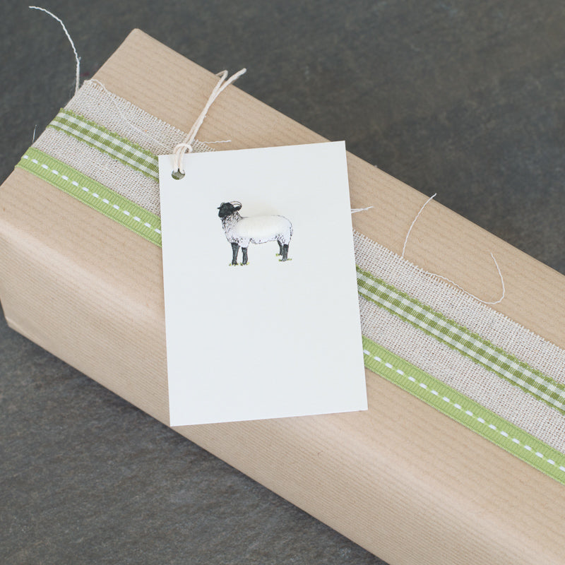 Gift Tags with sheep, pack of 6