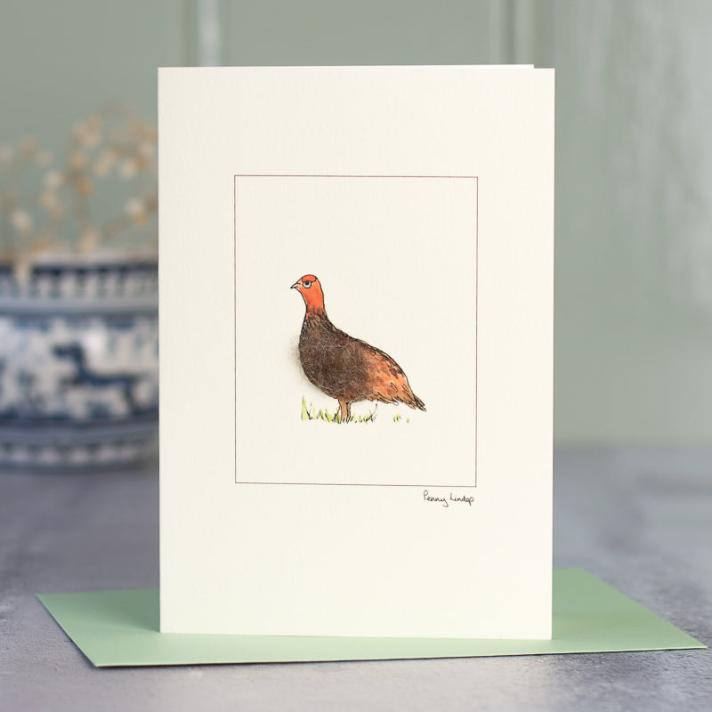 Grouse greetings card