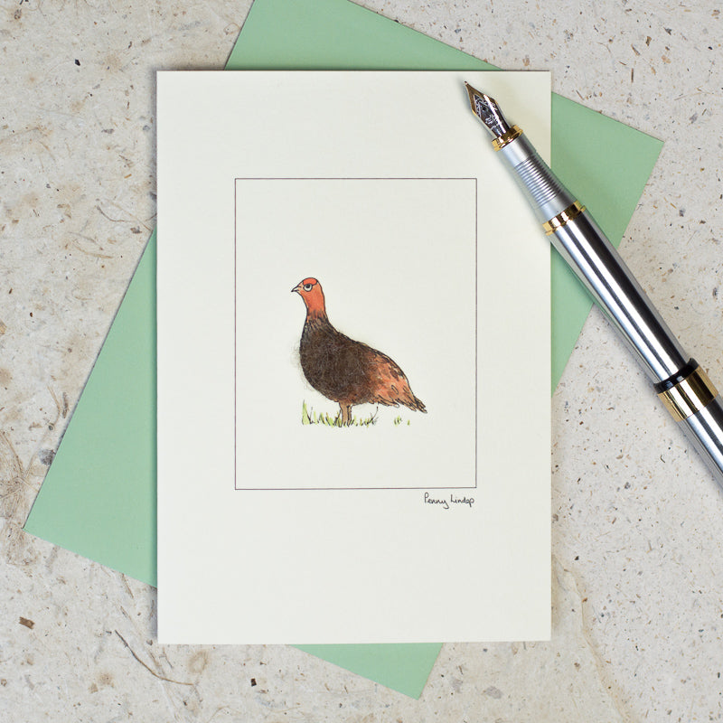 Grouse greetings card