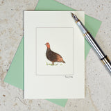 Grouse greetings card